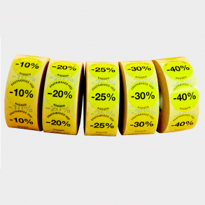 Discount stickers