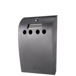 Cigarette Bin Convex, outdoor ashtray, gray, 2.1 l