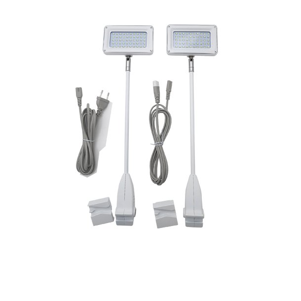 Led Spots, 2 pcs. 15W, Incl. Bracket for Crown Truss