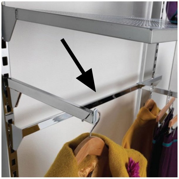 12 mm decorative rod for Pipe-Line and Framework - 2 lengths, Black