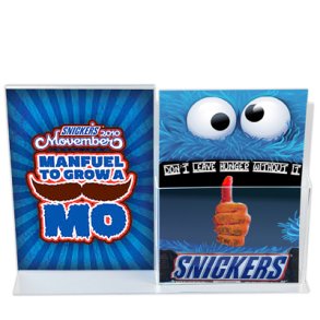 Menyholder Dubbel A4, akryl, med A4-hllare