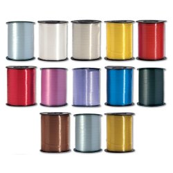 White ribbon - 7 mm - Many colors - 500 M