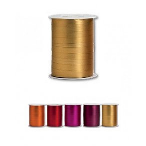 Mat metallic ribbon - 10 mm - 5 colors - 250 M