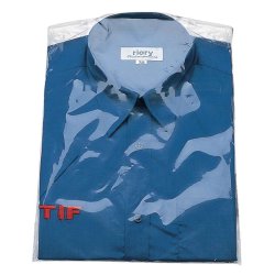 Plastic bags - Shirt bags in clear plastic, 250 pcs - 4 sizes