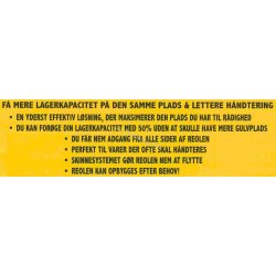 Skinnesystem til TUBO reoler