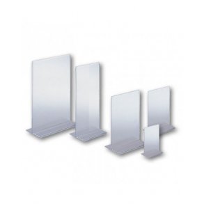Tall vertical sign holders, clear acrylic 10 pcs packs