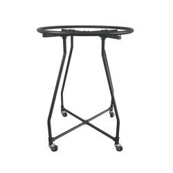 Pipes around stand, black