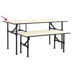 Large sales table of pipes