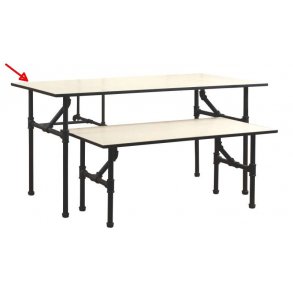 Large sales table of pipes