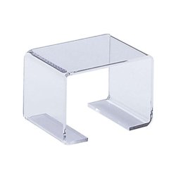 Podier, displays in clear acrylic, 6 cm 10 pieces