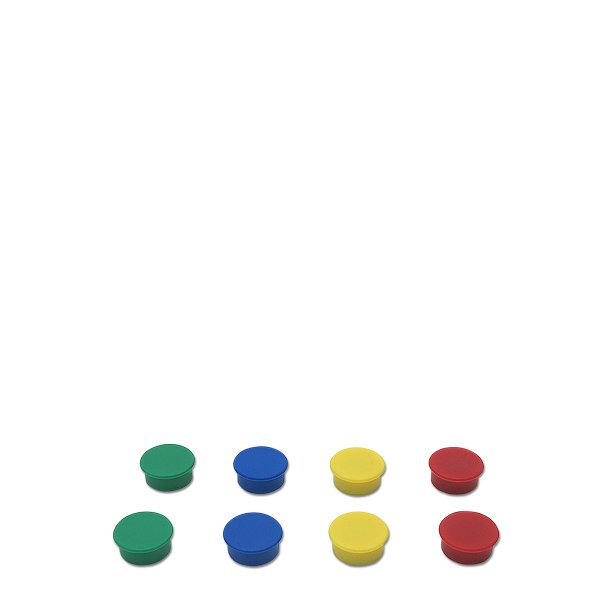 Magnets for e.g. White Board. 8 pcs.