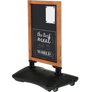 Trä Vind-Skylt Vattenbas