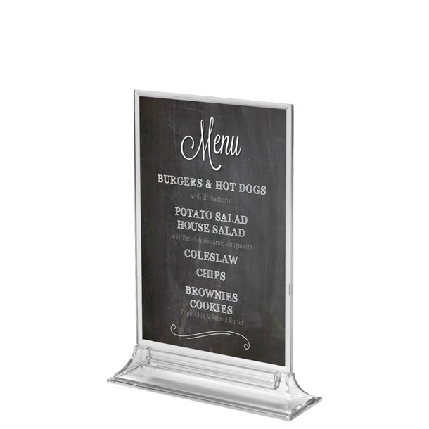 Upright Menuholder, Acrylic