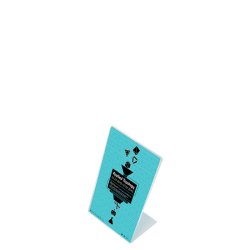 L-Menuholder, Vertical Acrylic Display