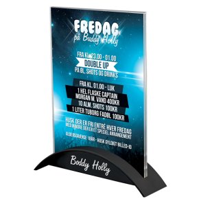 Rocket Menyfodral med svart bas och A5 akrylfodral