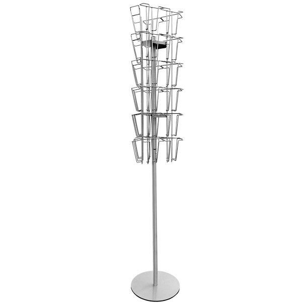 Wire Stand, silver, for 36 x A6 or M65 brochures