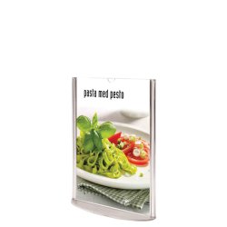Oval Leaflet Menuholder, Akryl