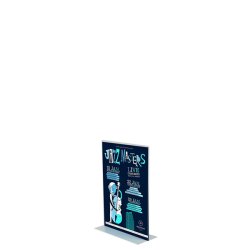 Oval Leaflet Menuholder, Akryl