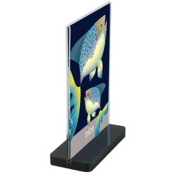 Black Bottom Menuholder, Akryl