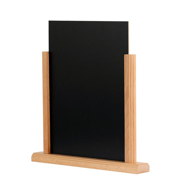 Wooden Menuholder Chalkboard