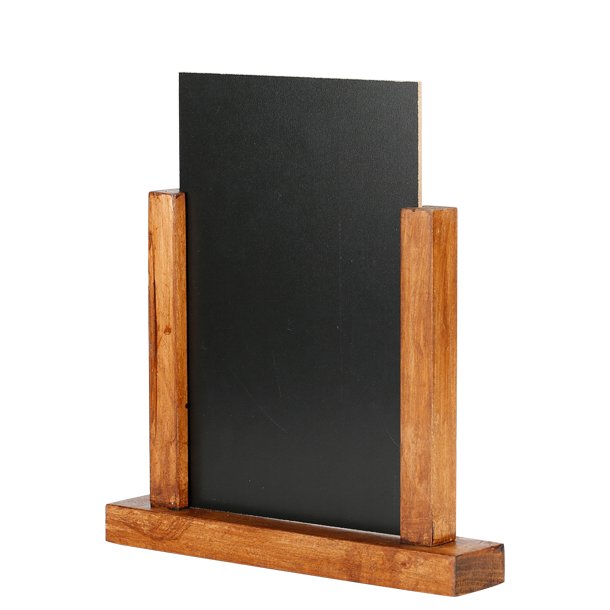 Wooden Menuholder Chalkboard