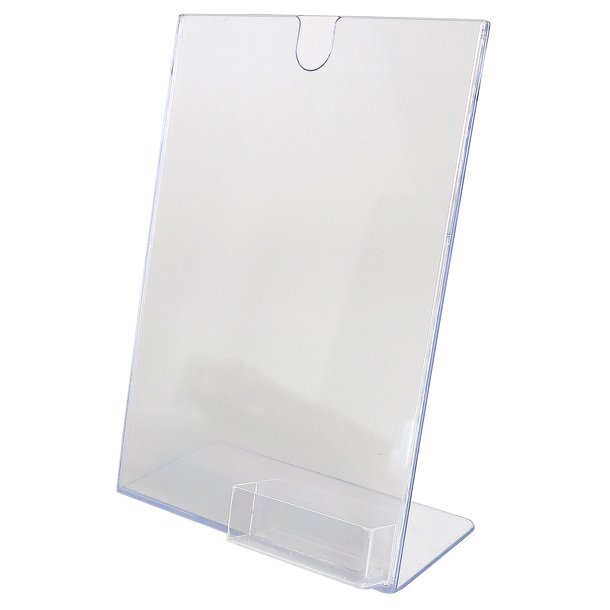 Menuholder Single, Vertical, With Top Insert