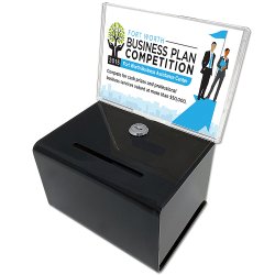 L-Menuholder, Vertical Acrylic Display