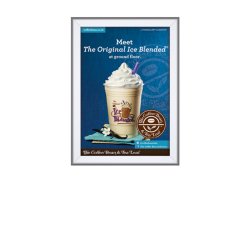 Security Snap Frame, 32 mm, Slveloxeret Alu