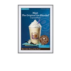 Security Snap Frame, 32 mm, Slveloxeret Alu