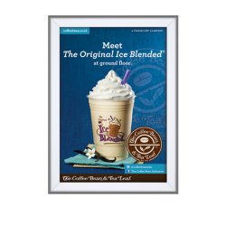 Security Snap Frame, 32 mm, Slveloxeret Alu