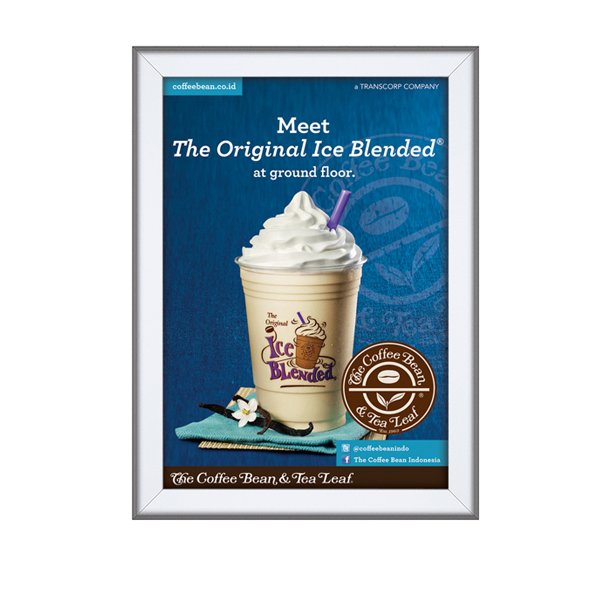 Security Snap Frame, 32 mm, Slveloxeret Alu