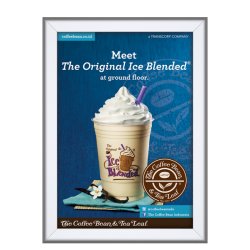 Security Snap Frame, 32 mm, Slveloxeret Alu