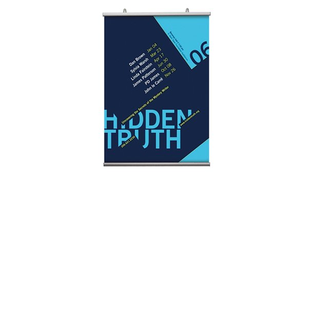 Poster hanger - Double-sided - 20 mm aluminum
