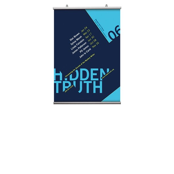 Poster hanger - Double-sided - 20 mm aluminum