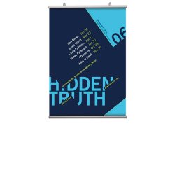 Poster hanger - Double-sided - 20 mm aluminum