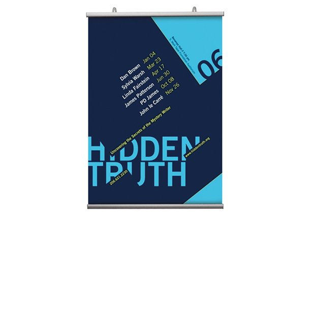 Poster hanger - Double-sided - 20 mm aluminum