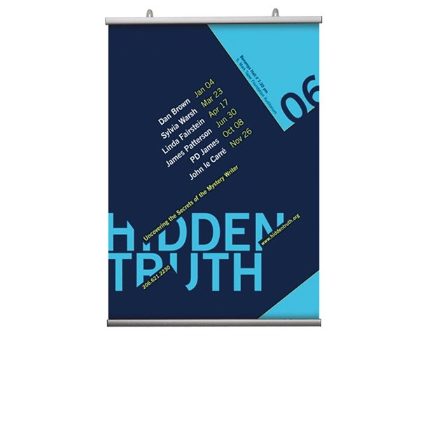 Poster hanger - Double-sided - 20 mm aluminum
