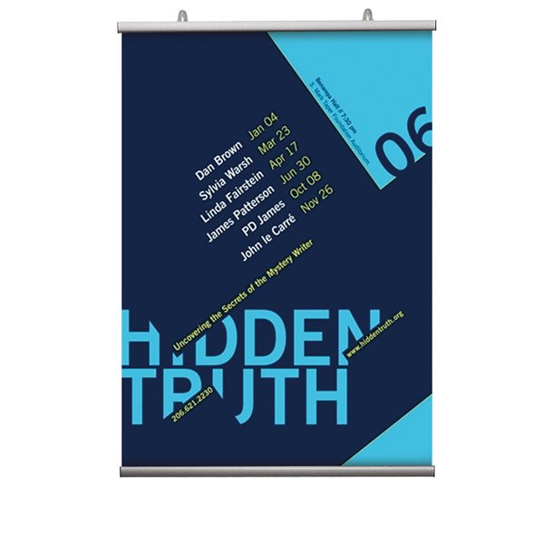 Poster hanger - Double-sided - 20 mm aluminum