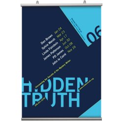 Poster hanger - Double-sided - 20 mm aluminum