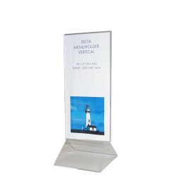 Delta Menuholder, Vertikal, Akryl