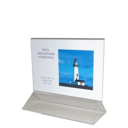 Delta Menuholder, Vertikal, Akryl