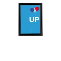 Opti Snap Frame, 25 mm, Black Snap Frame