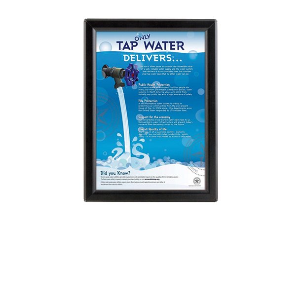 Opti Snap Frame, 14 mm, Black Snap Frame