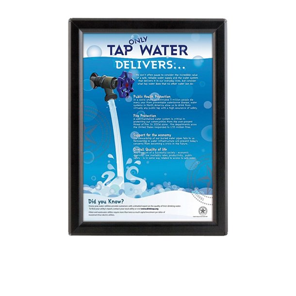 Opti Snap Frame, 14 mm, Black Snap Frame