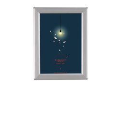 Opti Snap Frame, 14 mm, Silver Snap Frame