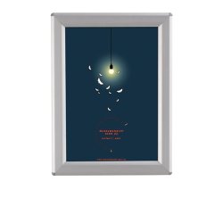 Opti Snap Frame, 14 mm, Silver Snap Frame