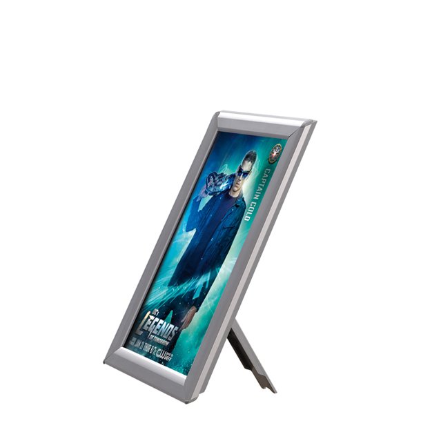 Photo Snap Frame, 14 mm, Silver Folding Frame With Back Support