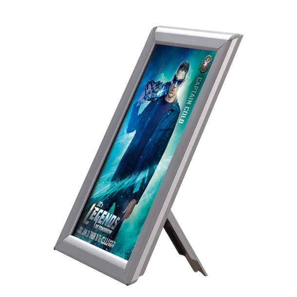 Photo Snap Frame, 14 mm, Silver Folding Frame With Back Support