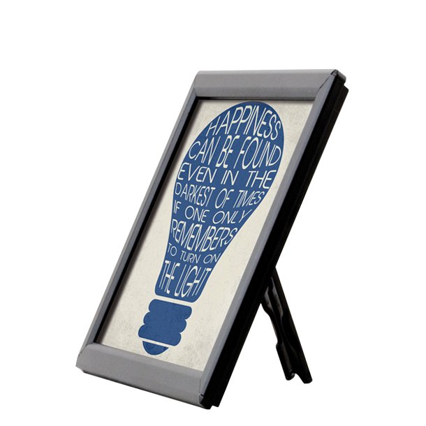 Opti Snap Frame, 14 mm, A6, Klapramme Med Bagsttte