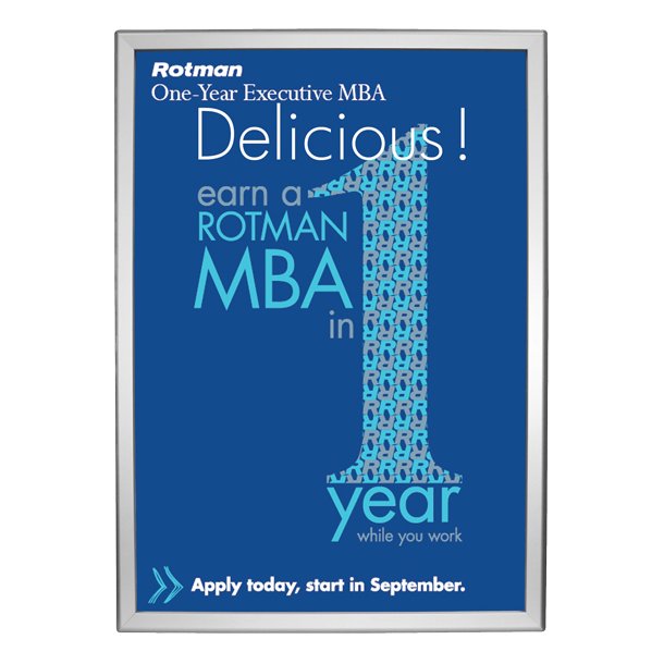 Opti Snap Frame, 32 mm, Silver Snap Frame